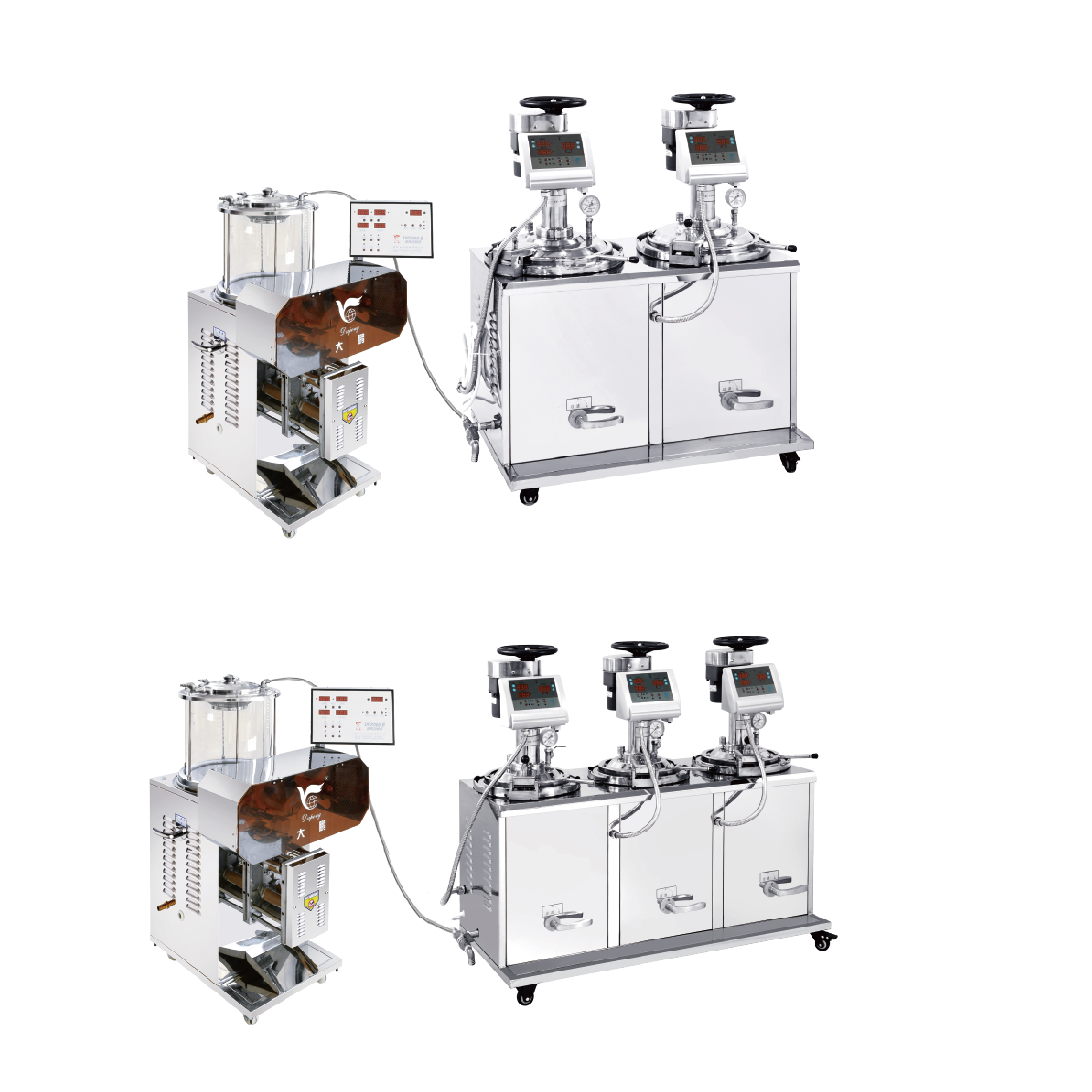 Electric extrusion sealing decocting machine DP2000-J20